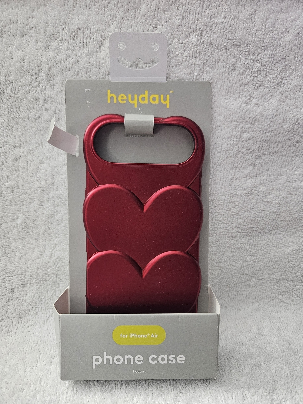 NEW Heyday Red Puffy Heart Case iPhone Air Viral TikTok Target Valentine's